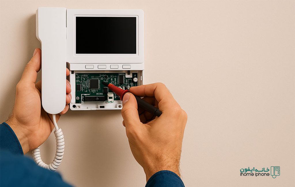 تعمیرکار متخصص آیفون تصویری در رشت